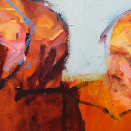 Barbara Downs painting detail