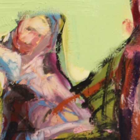 Barbara Downs painting detail