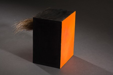 Original artwork by Barbara Downs, Fountain (I), Found Steel/Welded Steel/Horsehair