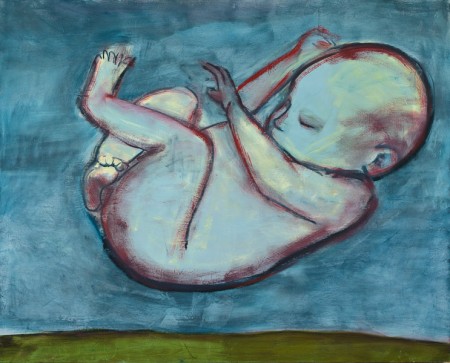 Original artwork by Barbara Downs, Iceland/Ísland (I), 2014