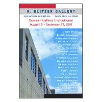 Barbara Downs announcement for R. Blitzer Invitational exhibition