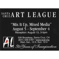 Barbara Downs announcement for Mix it Up exhibition