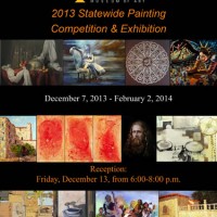 Barbara Downs announcement for Triton Statewide Painting exhibition