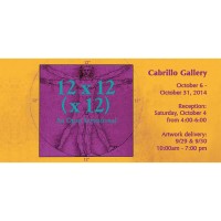 Barbara Downs announcement for 12x12(x12) exhibition