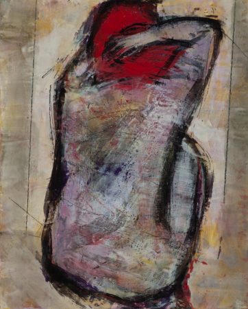 original artwork by Barbara Downs, Curled Figure #2, 2013