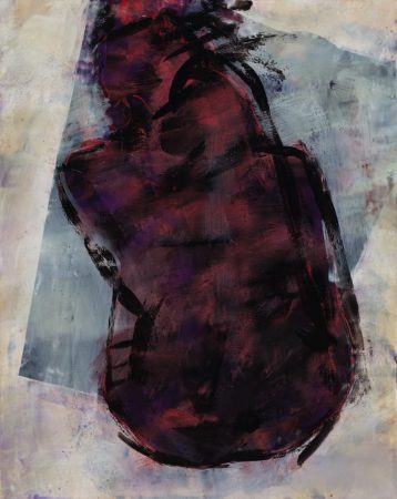 original artwork by Barbara Downs, Curled Figure #3, 2013