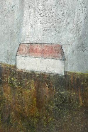 original artwork by Barbara Downs, detail of Talisman (IX), 2017