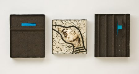 original artwork by Barbara Downs, North. South. East. West. and A View from the Other Side, 2018