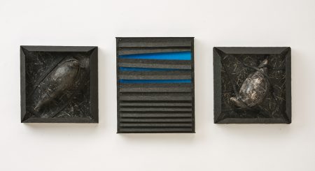 original artwork by Barbara Downs, North. South. East. West. and A View from the Other Side, 2018